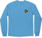 SANTA CRUZ Herren Wave Dot L/S Shirts, Carolina Blue W/Gold, L