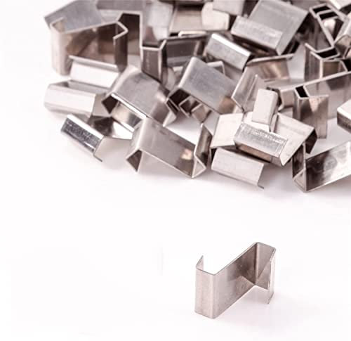 25 Pack Greenhouse 'Z' Glazing Clips Stainless Steel Z Overlap Greenhouse Glazing Clip Greenhouse Glass Panels Fixing Clips Rust Resistance and Durable.