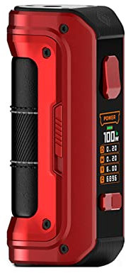 Origine Aegis Max 2 Mod Max100 Box 100W Vape Support Batterie 21700/18650 (Pack batteries exclues) Vaporisateur Z Sub-ohm 2021 Tank E-CIGS Box Max100 Mod Vape (Rouge) - No Nicotine