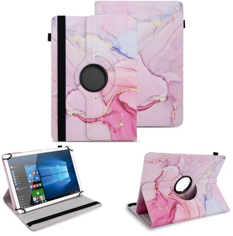 Tablet Schutzhülle kompatibel für Medion Lifetab P10752 P10710 P10612 P10610 P10603 P10606 P10602 X10605 X10607 Hülle Tasche 360° Drehbar