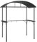 vidaXL Grillpavillon mit Seitenregalen Anthrazit 220x115x230 cm Stahl