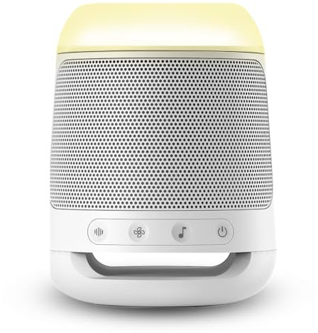 Avantree Dream - Machine à Bruit Blanc pour Sommeil, 28 Options Audio, Minuterie, veilleuse, white noise, Compacte et Facile à Utiliser, pour Chambre à Coucher, Yoga, Ambiance Calme et paisible