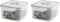 LocknLock Square 1.2ltr (155 x 155 x 87mm) (Pack of 2)