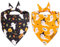 THLOH Halloween-Hundehalstücher – 2 Stück, wendbarer Kürbis und Geist, Haustierschal für Jungen und Mädchen, hochwertiger strapazierfähiger Stoff, Boo Dog Bandana für große und extra große Hunde