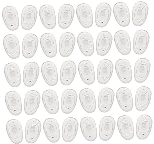 minkissy 40paia Nasali Antiscivolo Silicone Naselli Per Comfort Adatti Montature