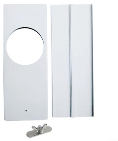 HEBEOT Kit de sellado de ventana deslizante para aire acondicionado móvil, kit de sellado de ventana deslizante para aire acondicionado portátil, kit de ventilación de aire acondicionado (2 piezas)