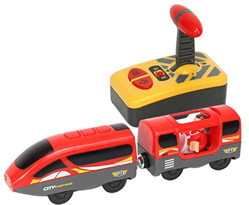 Srliya Elektrisches Ferngesteuertes Zugspielzeug, Kinderzug-Modellspielzeug, Lernspielzeug, Ideal Kinder (Wie gezeigt2)