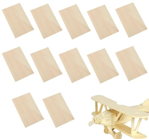 Tablones de madera delgados – Tablas de manualidades de madera de tilo, de madera de tilo sin tratar, troncos de tilo, madera de tilo para modelos, planchas de madera para manualidades, tilo