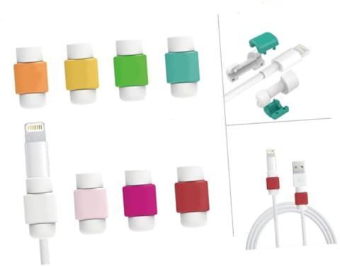 jojofuny 4pcs Charging Cable Saver Charging Cord Protectors Charging Cable Protector USB Cable Saver Cable Protector Saver Charger Cable Protector Charger Protector Green