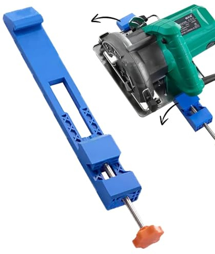 Guide de base réglable pour machine de découpe, guide de coupe de bois de précision, pince de positionnement de scie circulaire électrique, outils de travail du bois, conçus pour les tâches de coupe