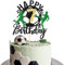 1 Pack Soccer Happy 7th Birthday Cake Topper Sport Fußball Kuchen Deko Fussball Tortendeko für Fußball-Thema Kinder 7. Geburtstag Party-Kuchen Dekorationen