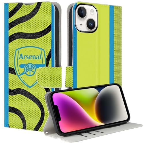 Yimctoie Phone Case for iPhone 8 iPhone 7 iPhone SE 2022/2020 Case 4,7,Cartoon Arsenal Football Club Pattern Design Cover Folding Stand PU Leather Wallet Flip Cover with TPU Protective Shell,Design