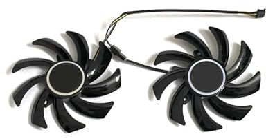2pcs 85mm RX 5700 5500 5600 XT graphics fan is available for the RX 6700XT 6600XT 6600 Fighter cooling fan