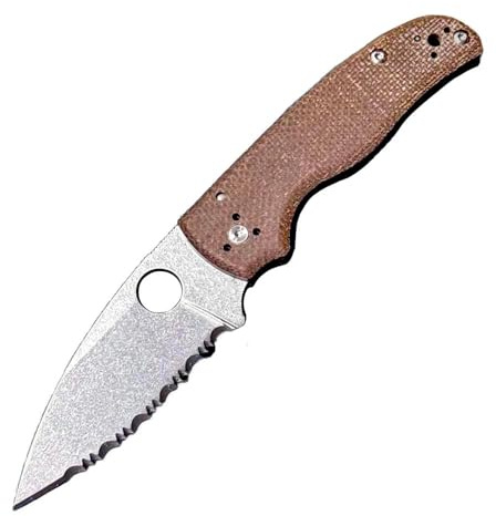 Klappmesser 8 Taschenmesser Wellenschliff Aus S30v & Flachs, Stahl Outdoor Messer Survival Jagdmesser, Camper Scharfes Einhandmesser, gegen praktische messer edc mit taschenclip, multi Tanto Messer