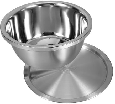 NAMOARLY Stainless Steel Waschbecken Mit Deckel Rundes Gemüsewaschbecken Für Küche Und Zuhause Mittel