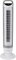 Seville Ultra Slimline Tower Fan with Night Light in White EHF10142