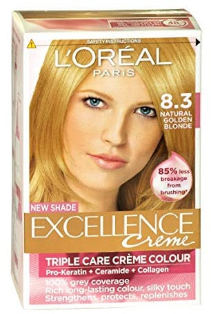 L'oreal Excellence Natural Golden Blonde 8.3, 260 g