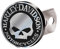 Harley-Davidson Hitch Cover, Willie G Skull Hitch Plug, Brushed Silver 2283