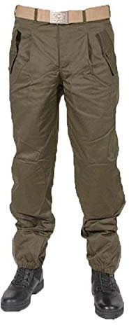 Pantalone drop modello 75 esercito italiano 100% cotone con rinforzi sulle ginocchia e zip alle caviglie nuovo 4 tasche militare donna e uomo Made in Italy