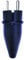 ABL 1419190 Gummi-SCHUKO-Stecker schwarzIP44 + Erdung CEE 7/VII