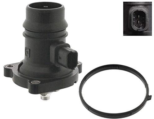 FEBI BILSTEIN Thermostat Kühlmittel Kühlwasserthermostat mit Gehäuse mit Dichtung mit Temperaturschalter Öffnungstemperatur:103°C