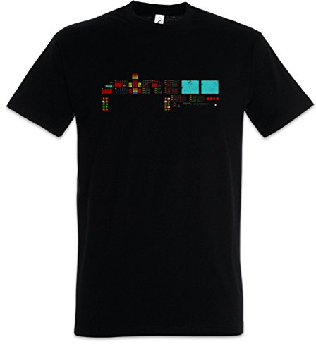 Urban Backwoods Knight Kitt Cockpit Rider Herren T-Shirt Schwarz Größe L