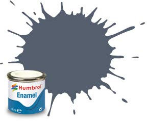 set pour HUMBROL AA0850 No 77 Navy Blue - Mat - Tinlet No 1 (14ml) ENAMEL