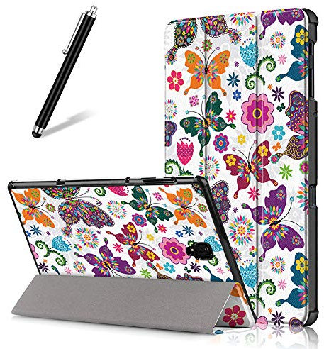 Artfeel - Funda para Samsung Galaxy Tab A 10.5 (2018) T590/T595, Carcasa Delgada y Ligera de Piel con Soporte de Tres Capas, función de Encendido y Apagado automático, Funda Protectora con Tapa