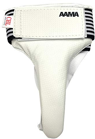 AAMA Athletic Martial Arts Taekwondo Women's Vinyl Groin Guard -Medium