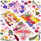 140 Stück Dried Pressed Flowers for Resin, Real Pressed Flowers Dry Leaves Bulk Natural Herbs Kit for Scrapbooking DIY Art Crafts, Epoxy Resin Jewelry Molds, Candle, Soap Making, Nails Décor