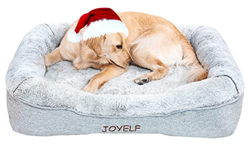 JOYELF XLarge Memory Foam Hundebett Orthopädisches Hundebett & Sofa mit abnehmbarem waschbarem Bezug und Abnehmbarer Matte