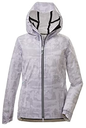 killtec Damen 2 1/2 - Lagen Funktionsjacke mit Kapuze KOS 22 WMN JCKT, weiss, 40, 38284-000