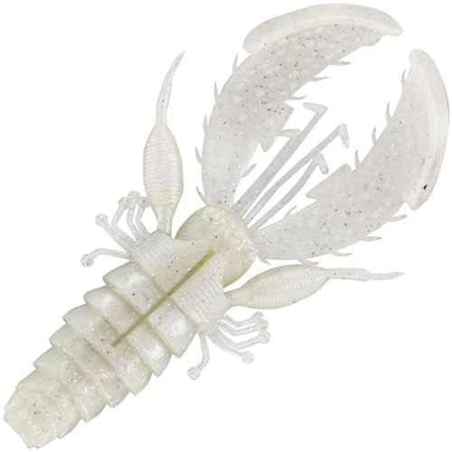 Westin CreCraw Creaturebait 8,5cm 7g - 5 Gummikrebse, Farbe:Glow White