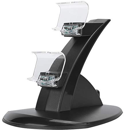 Gamepads Desktop-Ladegerät, Gamepad-Ladegerät, für Controller Ladestation Dock Stand, für Dualshock Control Gamepad USB-Anschluss Dual-Ladegerät, Stromversorgung von der