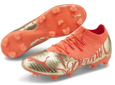 PUMA Future Z 3.4 Neymar Jr Firm Ground/Artificial Ground Fiery Coral/Gold 7 D (M), Feurige Korallen-Gold, 8.5