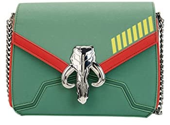 Loungefly Star Wars Crossbody Bag Boba Fett Nue offiziell Grün One Size
