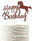 Arthsdite Pferd Happy Birthday Cake Topper Pferderennen Thema 1 Stück Braun Neutral Kuchen Topper Dessert Dekoration Geburtstag Hochzeit Babyparty Halloween Thanksgiving