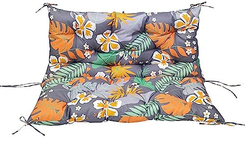 LUXUCURE Garden Swing Seat Cushions With Backrests, 2 or 3 Person Bench Seater Replacement Waterproof Cushion for Outdoor Patio Porch Garden Swing Chair Furniture,39.4x39.4in