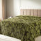 HOZY Kuscheldecke Flauschig Decke Fleecedecke - Kuscheldecke 230x270cm, 3D-Jacquard-Fleece-Decke, Fleecedecke Sofa Decken,Warm Wohndecke Couchdecke Hundedecke Sofadecke flauschig, Olivgrün