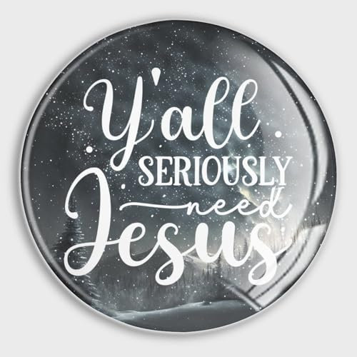 Evans1nism Refrigerator Magnets Small Magnets Yall Seriously Strong Fridge Magnets Inspirational Lettering Quotes Quote Saying Glass Fridge Magnets for Home Office Kitchen Whiteboard 4 Pcs