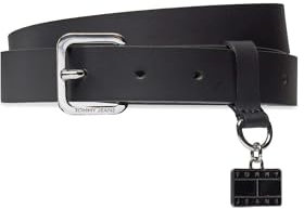 Tommy Hilfiger Art AW0AW15837 Damen-Gürtel, Schwarz , 90 cm