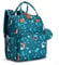 BabbleRoo Baby Changing Bag Backpack, Nappy Changing Back Pack Diaper Bags with Changing Mat & Pacifier Holder for Mom & Dad(Dino)