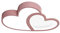 Decken LED Lampen Deckenlampen Ceiling Lamp Light Decken Lampe Deckenlampe Schlafzimmer Led Deckenleuchte für Kinderzimmer, Dimmbare LED Lampe mit Cartoon Design (Rosa)