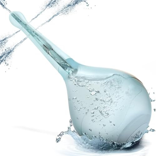 Po Dusche Irrigator zur Darmspülung - Anti-Rücklauf und Transparent Intimdusche zur Analdusche und Vaginaldusche für Mann Frau - Klistier zur Darmspülung - Einlaufgerät für erwachsene 150ML, Blau