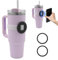 Owala Wasserflaschen-Handyhalterung, kompatibel mit MagSafe, magnetische Halterung mit verstellbarem Riemen für Stanley Cup Gym Zubehör, für iPhone und AirPods, einfache moderne Wasserflasche mit 2 x