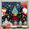 SCIONE 210 Stück Fensterbilder Doppelseitige Weihnachten Fenster Dekoration Fenstersticker PVC Statisch Fensteraufkleber Christmas Selbstklebend Statisch Fenster für Kinder Bunt