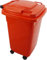 The-Wheelie-Bin-Company 30 Litre Miniature Wheelie Bin Red with Castors