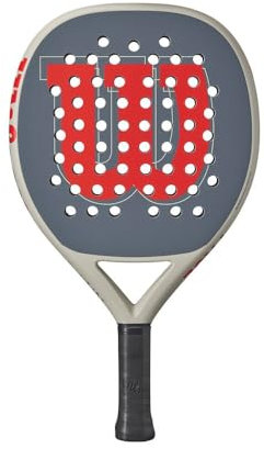 Wilson Pace V1 Padel Racquet WR169311U - Raquetas Unisex de pádel para Tenis, Color Rojo, 2 EU