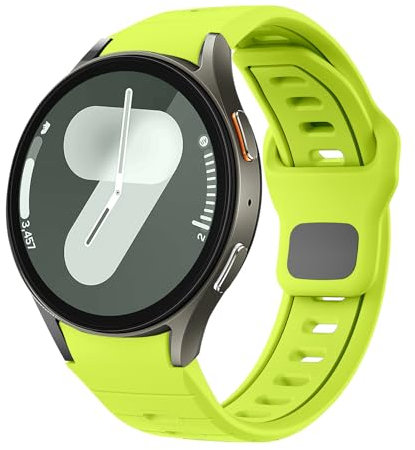 ZZMY Silikon Uhrenarmband für Samsung Galaxy Watch 7/6/5/4/FE Armbänder 40mm 44mm/Galaxy 6 47mm 43mm/4 Classic 46mm 42mm,Watch 5 Pro 45mm Sport Uhrband für Damen Herren Keine Lücke