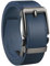 JUKMO 1.5“ (38mm) Leder-Ratschengürtel für Männer in Geschenkbox (Blau, Klein)